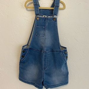 Girls Roxy short overalls